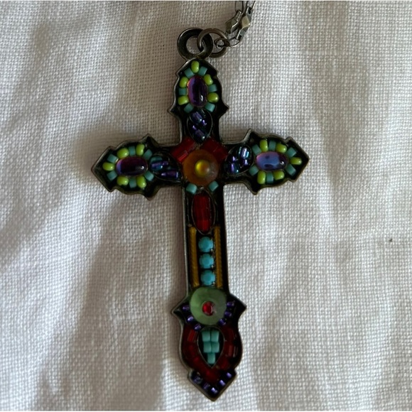 Ayala Bar Beaded Cross - Picture 2 of 3